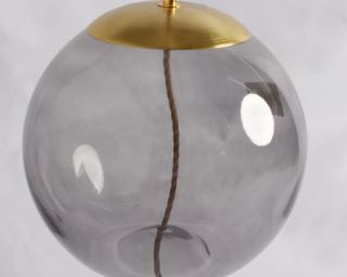 ჭერის სანათი SOLE 9966P/C ოქროსფერი/რუხი