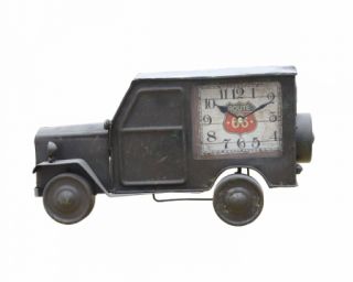 მეტალის მაგიდის საათი 3B209-1-შავი