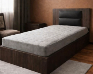 ერთადგილიანი საწოლი სათავსოთი და ასაწევი მექანიზმით