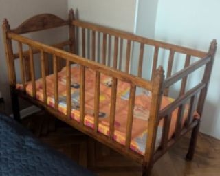 ბავშვის ხის საწოლი – ტრანსფორმერი