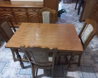 გერმანული ხარისხი – გასაშლელი მაგიდა + 4 სკამი