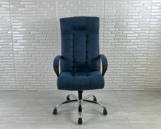 ხელმძღვანელის სავარძელი „გალანტი“ – ლურჯი ალკანტარი (ახალი)