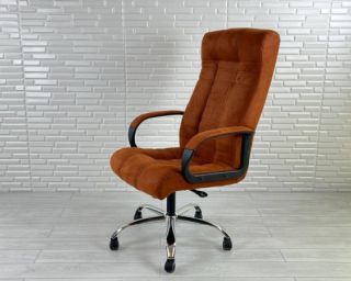 ხელმძღვანელის სავარძელი „გალანტი“ – აგურისფერი ალკანტარი (ახალი)