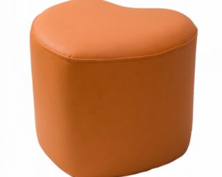 გულის ფორმის პუფი (სტაფილოსფერი)