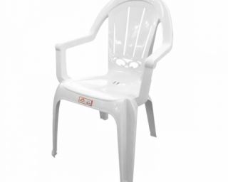 პლასტმასის სკამი თეთრი HOLIDAY ჰკ-330ბ