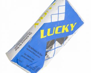 წებო ცემენტი LUCKY კედელი