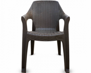 პლასტმასის სკამი BABEL 85*50*57 მუქი ყავისფერი