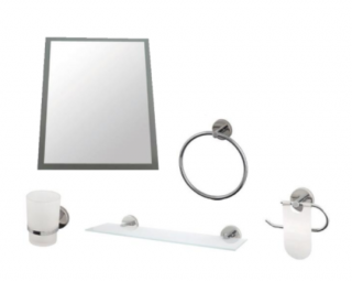 აქსესუარების კომპლექტი სარკით 5 ცალი 123052K