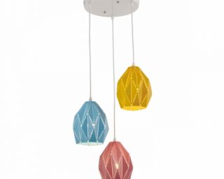 ჭერის სანათი YADI F7918-3 ფერადი