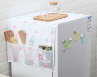 მაცივრის გადასაფარებელი ჯიბეებით, ზომა: 130*54 სმ,MH-10215