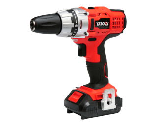 ელექტრო სახრახნისი (შურუპავიორტი) YATO YT-82855 • 18V • 42Nm ბრუნვის მომენტი • 2 ბატარეა • LED განათება