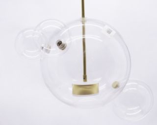 ჭერის სანათი SOLE 9214P-3 გამჭვირვალე მინა