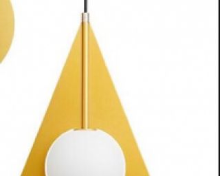 ჭერის სანათი SOLE 9079P/A ოქროსფერი/თეთრი