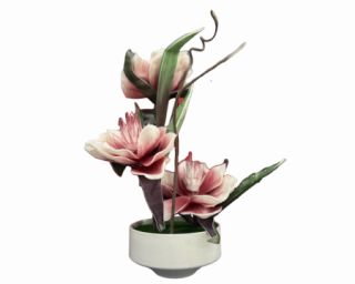 ხელოვნური ყვავილი ლილია ქოთანში : 42cm,MH-21156