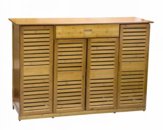 ფეხსაცმლის თარო ბამბუკის 126*33*85 MH-11003