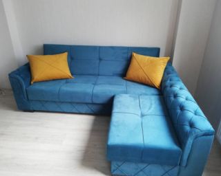 აქცია! კუთხის დივნები რკინის კარკასითა და ლატექსის ღრუბლით