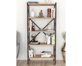 თარო, 5-დონიანი, ფიჭვის ფაქტურით