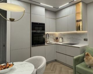 თანამედროვე და ინდივიდუალური დიზაინის სამზარეულოს დამზადება