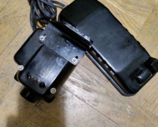 საკერავი მანქანის ძრავი თავის რეოსტატიანი სატერფულით