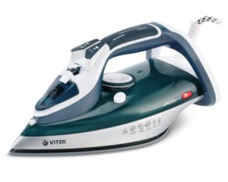 ორთქლის უთო Vitek VT-8306 G, 2400W, 0.35L, Steam Iron, Green