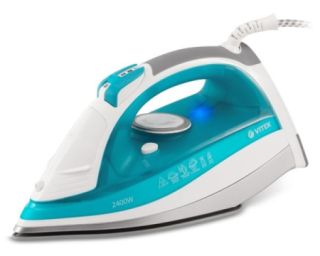 ორთქლის უთო Vitek VT 1264, 2400W, 0.35L, Steam Iron, Blue