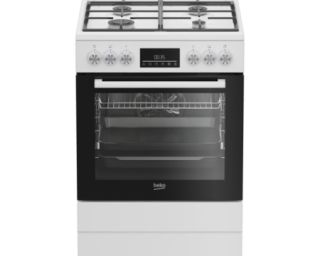 გაზქურა Beko FBM 62330 GWDTN, 4 Gas, Gas Cooker, White