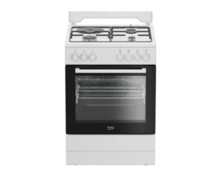 გაზქურა Beko FBE63131WCS, 3 Gas + 1 electric, Gas Cooker, Wh
