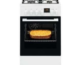 კომბინირებული გაზქურა ELECTROLUX LKK520211W 4 კონფორით თეთრი