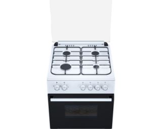 ემალირებული რკინა ღუმელით გაზის ქურა DIXI