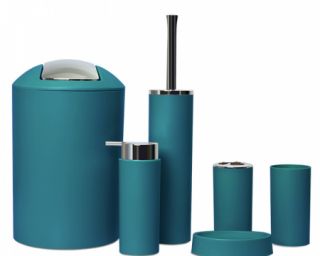 აბაზანის აქსესუარების კომპლექტი 6-ლი 3315 მუქი მწვანე