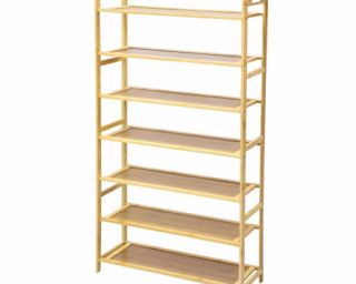 ფეხსაცმლის თარო ბამბუკი 7 იანი 70*24*128