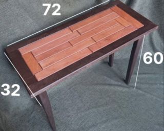 უნიკალური სტილის ჟურნალების მაგიდა – ვინტაჟური დიზაინი და ნატურალური ხის ფაქტურა