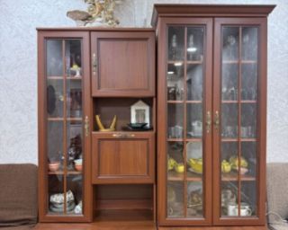 მისაღები ოთახის ტევადი სათავსო – სამნაწილიანი კომპლექტი