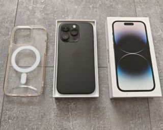 IPHONE 14 PRO 256GB SPACE BLACK Dual Sim ახალივით LIKE NEW