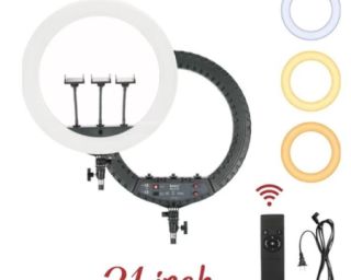 Jmary 21ინჩიანი ring light+2.1მ შტატივი!