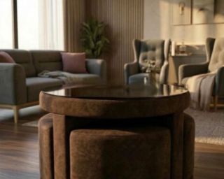 ჟურნალის მაგიდა – თანამედროვე ყავის მაგიდა, კომპაქტური და პრაქტიკული დიზაინი მისაღები ოთახისთვის