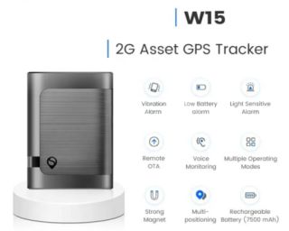 GPS ტრეკერი  ძლიერი ელემენტით მოსმენის ფუნქციით