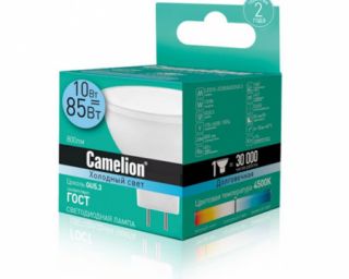ლედ ნათურა Camelion Energy Saving LED Bulbs LED10-JCDR/845/GU5.3