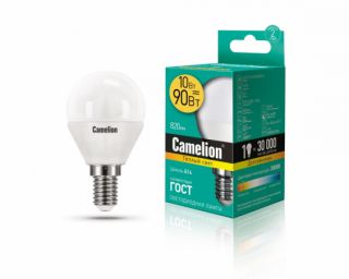 ლედ ნათურა Camelion LED Lamp - LED10-G45/830/E14 10ვატი