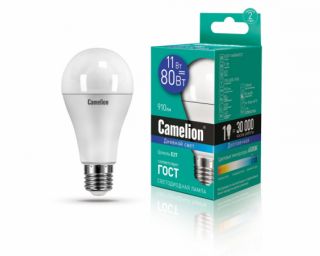 ლედ ნათურა Camelion Led Lamp LED11-A60/865/E27 11ვატი ცივი ნათება