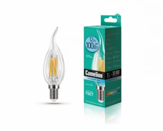 ფილამენტის ლედ ნათურა Camelion Led Lamp Filament LED12-CW35-FL/845/E14 12ვატი