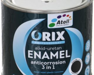 ემალი შავი ანტიკოროზიული Color ORIX RAL 9011 2,4 კგ