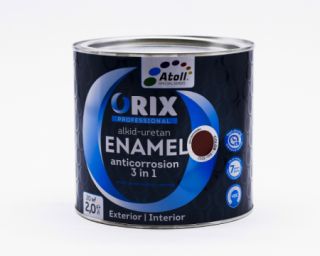 ემალი წითელი ანტიკოროზიული Color ORIX RAL 3002 2,4 კგ სურათი