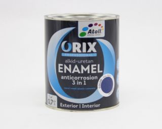 ემალი ლურჯი ანტიკოროზიული Color ORIX RAL 5010 0,8 კგ სურათი