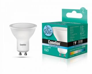 ლედ ნათურა Camelion  ეკონომიური  LED8-S108/830/GU5.3 შეკიდული ჭერის  8 ვატი ეკვივალენტი 6