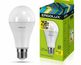 ნათურა  25W Ergolux LED-A65-25W-E27-3K