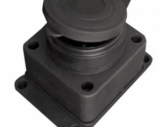 როზეტი  კედლის  საფარით  (კავჩუკის)  16ა. 250 ვტ. IP 44 SQ0612-0003 TDM
