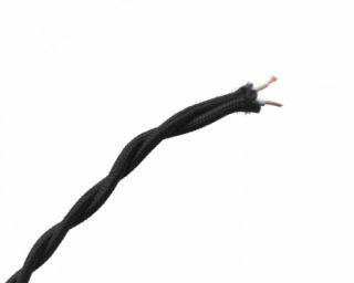 რეტრო სადენი 2х2,5 შავი SQ2801-0132 TDM