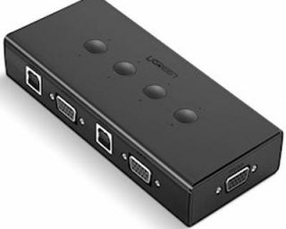 სვიჩი UGREEN (50280) 4-Port USB KVM Switch Box