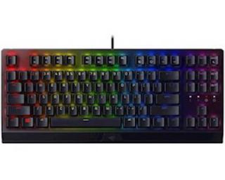 Razer Gaming Keyboard BlackWidow V3 Tenkeyless Green Switch USB RU RGB, Black